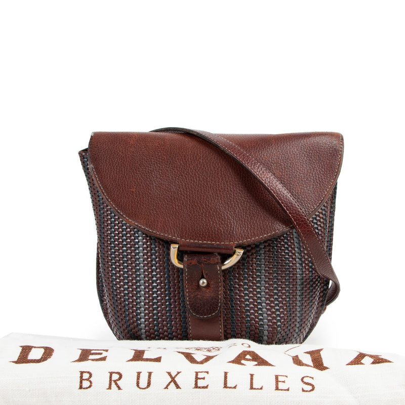 Delvaux Toile De Cuir Crossbody