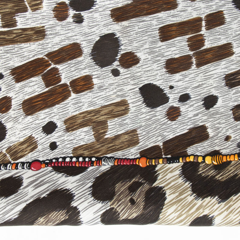 Hermès Pelages et Camouflage Silk 90 Scarf