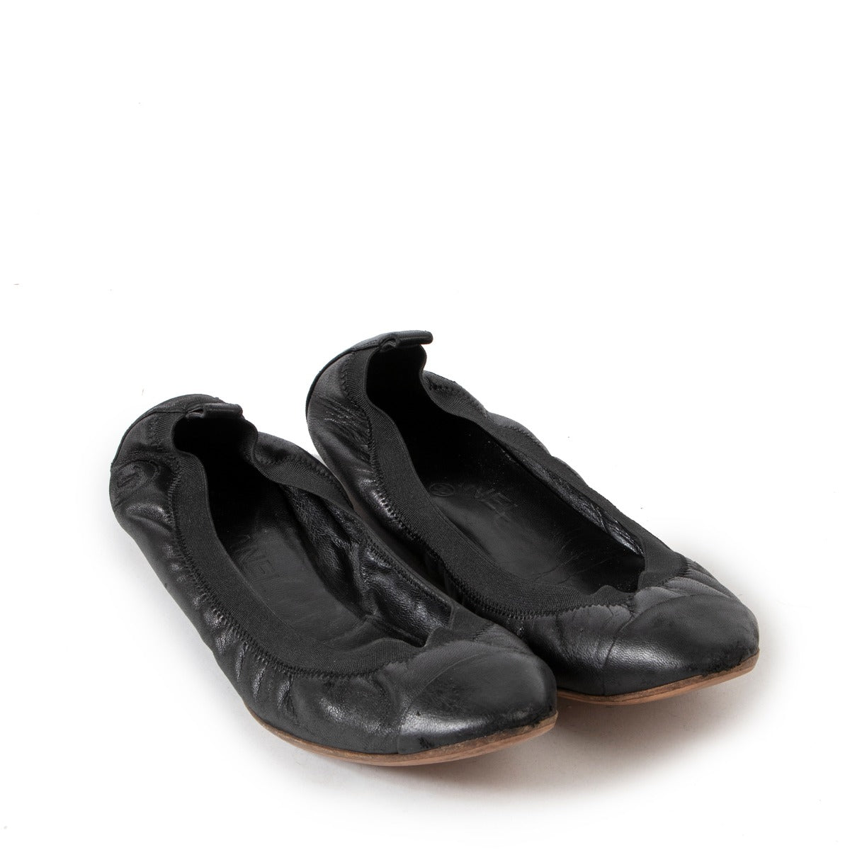 Chanel Black Ballerinas