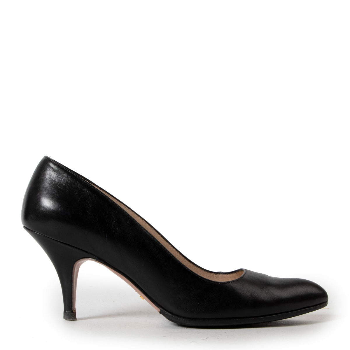 Prada Black Heels Pointed Toe