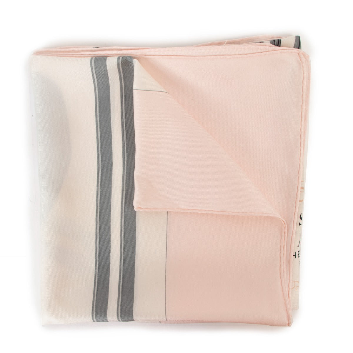 Hermès White Brides de Gala Carré 90 Silk Scarf