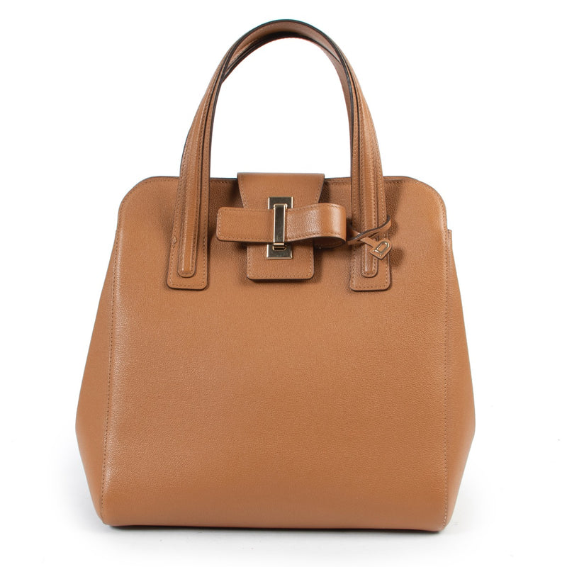 Shop safe online 100% authentic Delvaux Simplissime N/S Tote PM Végétal