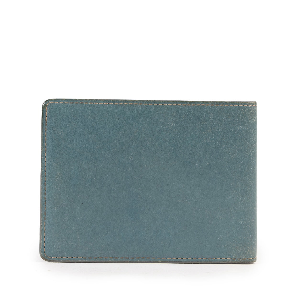 Vintage Delvaux Wallet in turquoise leather by Delvaux