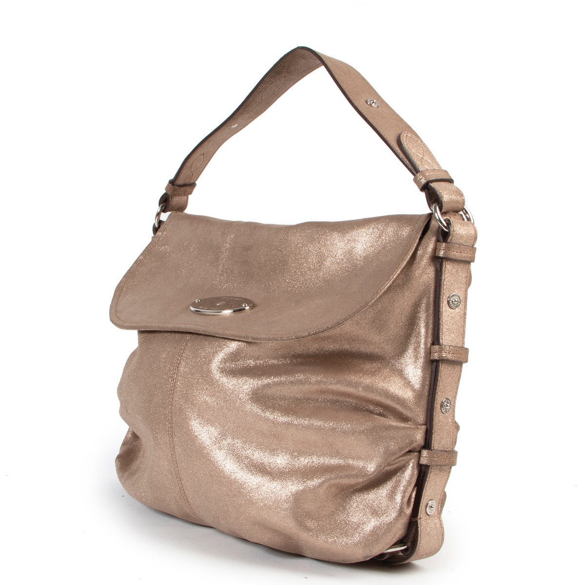 Buy online Mulberry Gold Shoulder Bag in a safe way. Shop online Mulberry Gold Shoulder Bag safely. Buy authentic second hand Mulberry Gold Shoulder Bag online in a safe way.