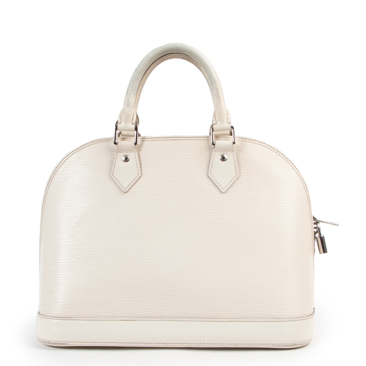Buy online Louis Vuitton White Epi Alma PM in a safe way. Shop authentic second hand Louis Vuitton White Epi Alma PM. Buy online Louis Vuitton White Epi Alma PM safely.