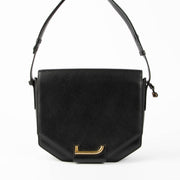 Authentic pre-loved Delvaux Black Leather Scala Shoulder Bag on Labellov.com