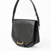 Authentic pre-loved Delvaux Black Leather Scala Shoulder Bag on Labellov.com