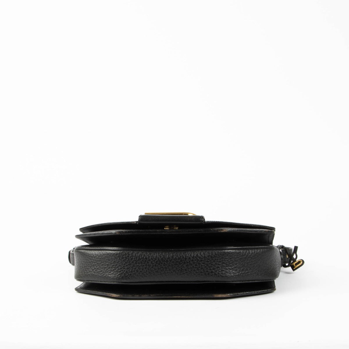 Authentic pre-loved Delvaux Black Leather Scala Shoulder Bag on Labellov.com