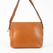 Authentic pre-loved Delvaux Camel Leather Poirier Shoulder Bag on Labellov.com