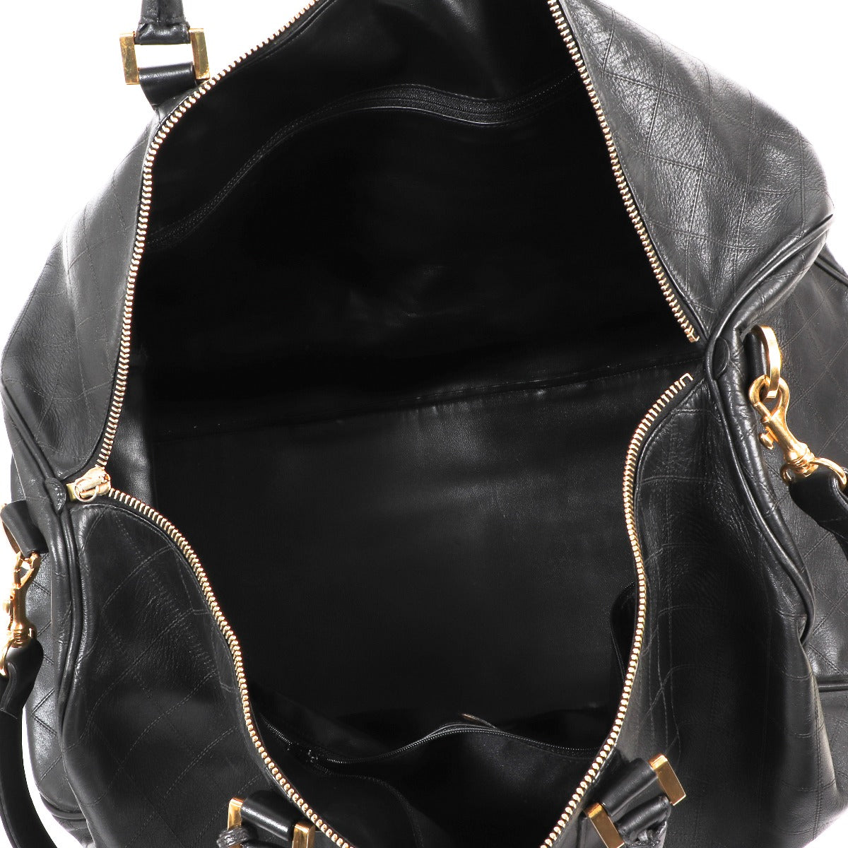 Chanel Vintage Quilted Calfskin Grote Reistas