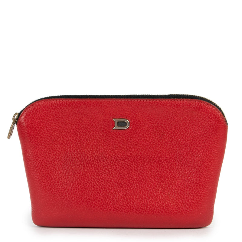 Delvaux Red Pouch