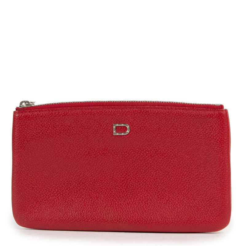 Delvaux Red Pouch