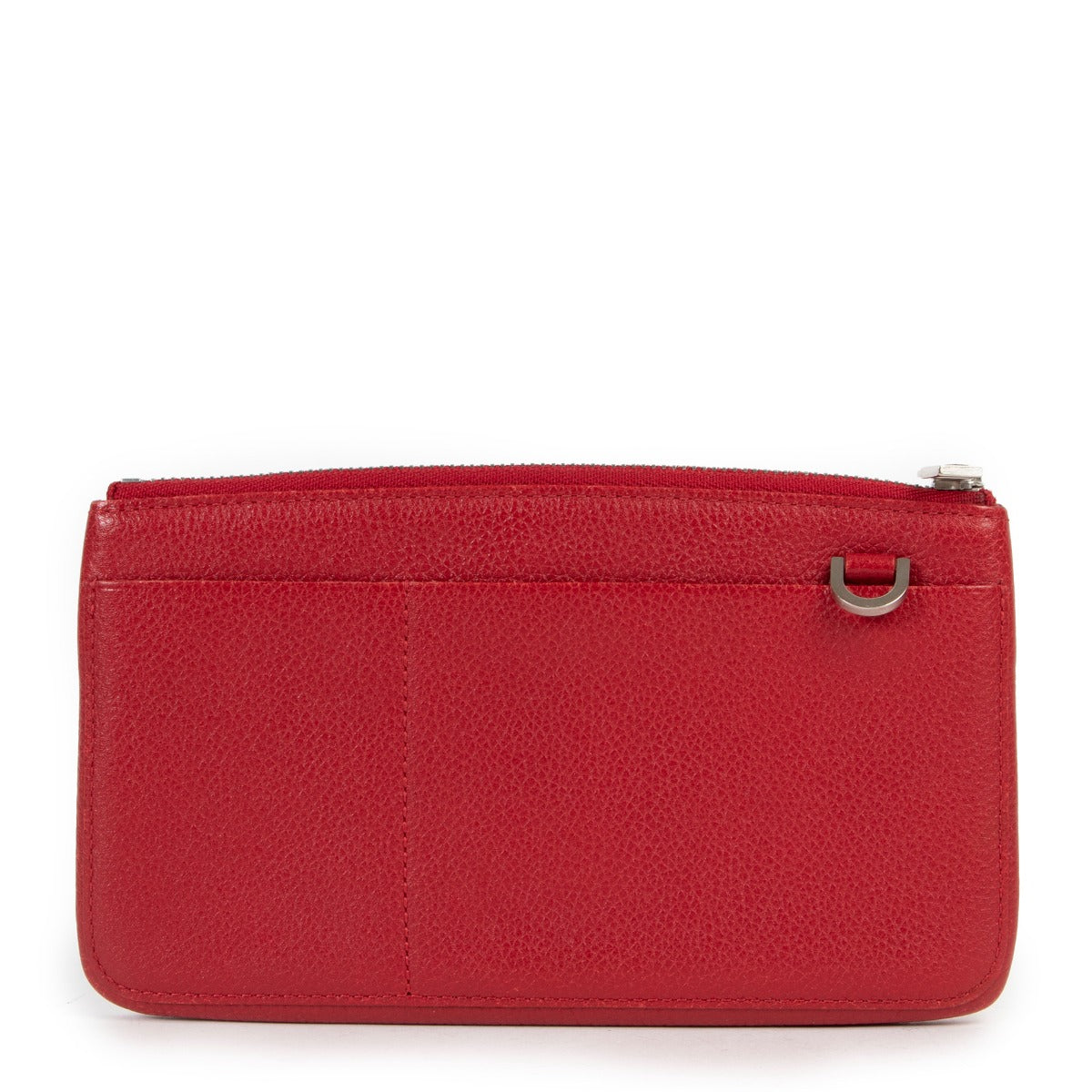 Delvaux Red Pouch now available at Labellov for a reasonable price and in very good condition