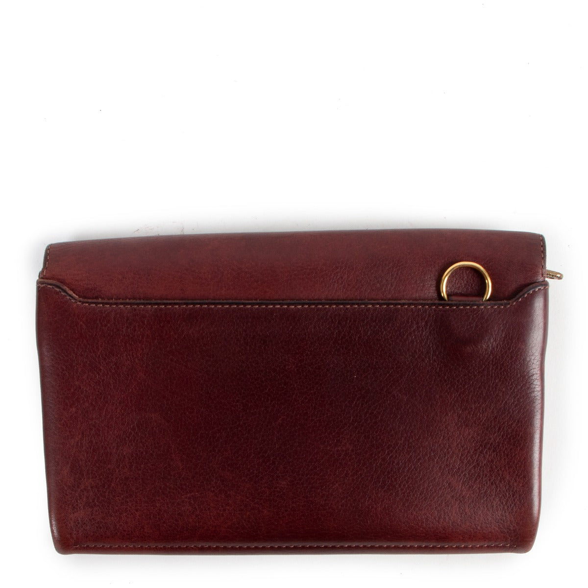 Delvaux Loto Burgundy Leather Wallet