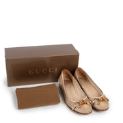 Gucci Monogram Horsebit Bamboo Flats now available at Labellov online or in our showroom. Buy and sell your designer items for a reasonable price.