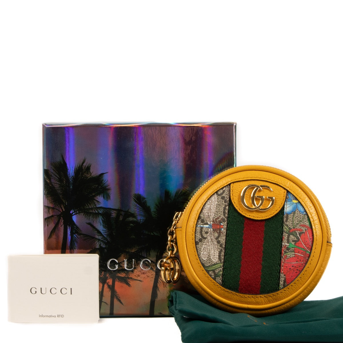 Gucci Ophidia GG Flora Coin Purse