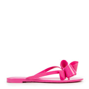 Valentino Pink Jelly Bow Sandals - Size 37