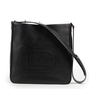 Delvaux Black Leather Louise Hobo Shoulder Bag by Labellov luxury vintage designer brands in good condition at the right price.