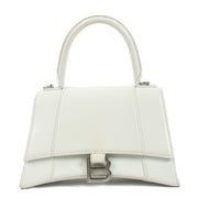 Balenciaga White Hourglass Small Bag
