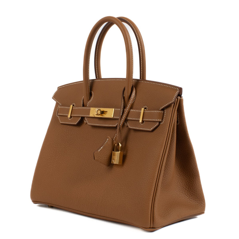 Hermès 2024 Birkin 30 Gold Togo GHW