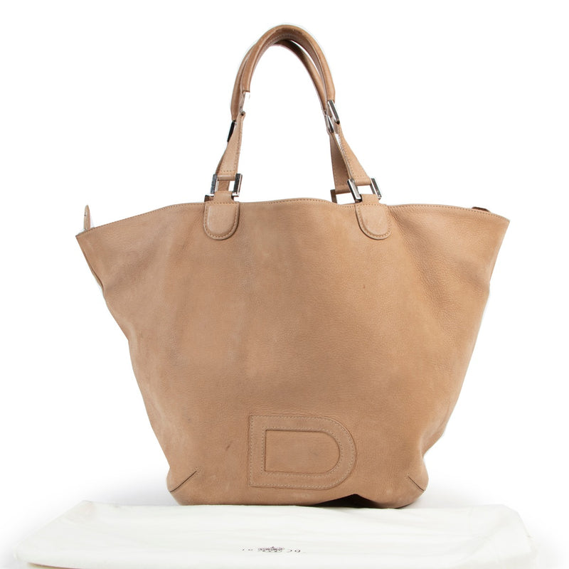 Beautiful Delvaux shoulder bag, Preloved Delvaux shoulder bag, Beige Delvaux shoulder bag in good condition