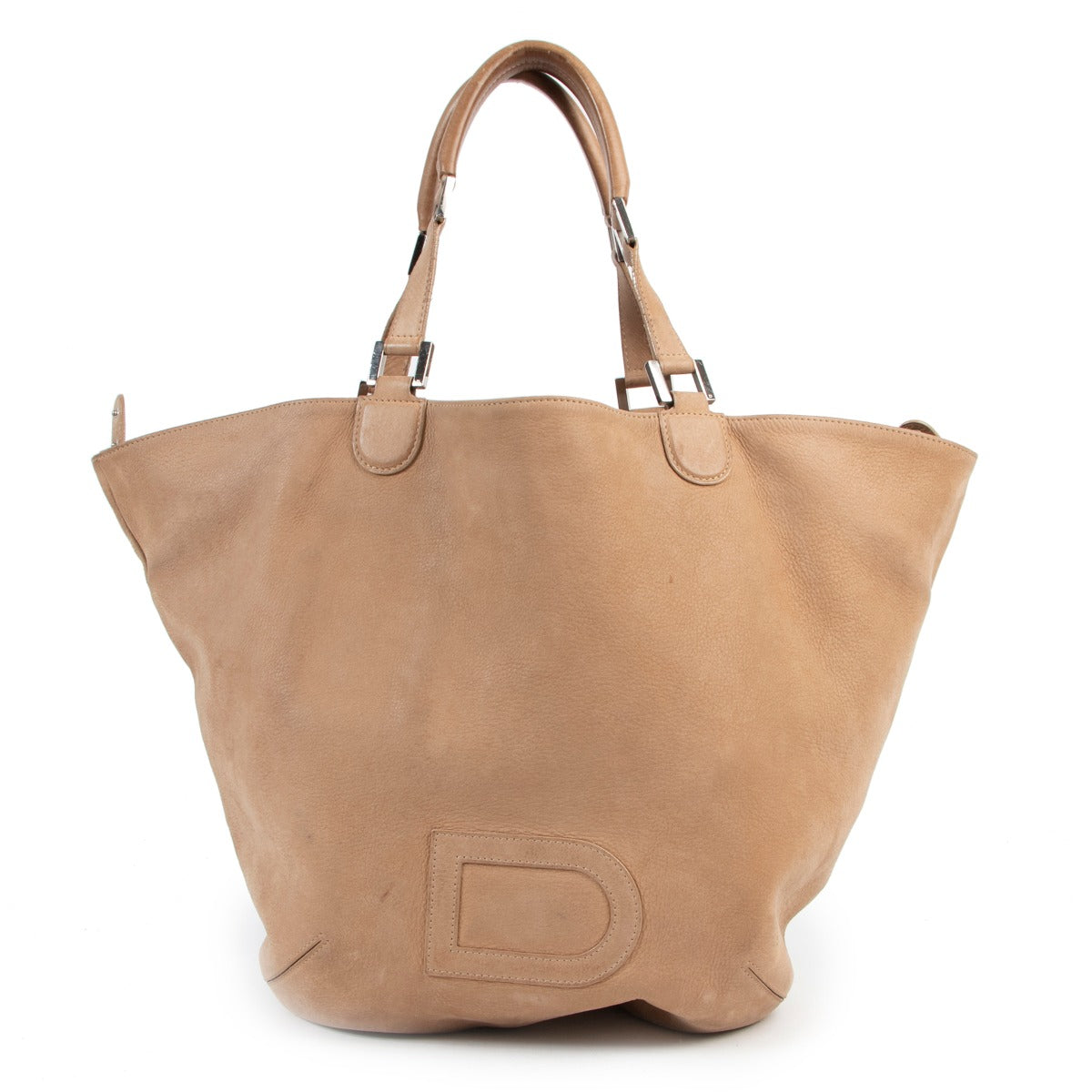 Beautiful Delvaux shoulder bag, Preloved Delvaux shoulder bag, Beige Delvaux shoulder bag in good condition