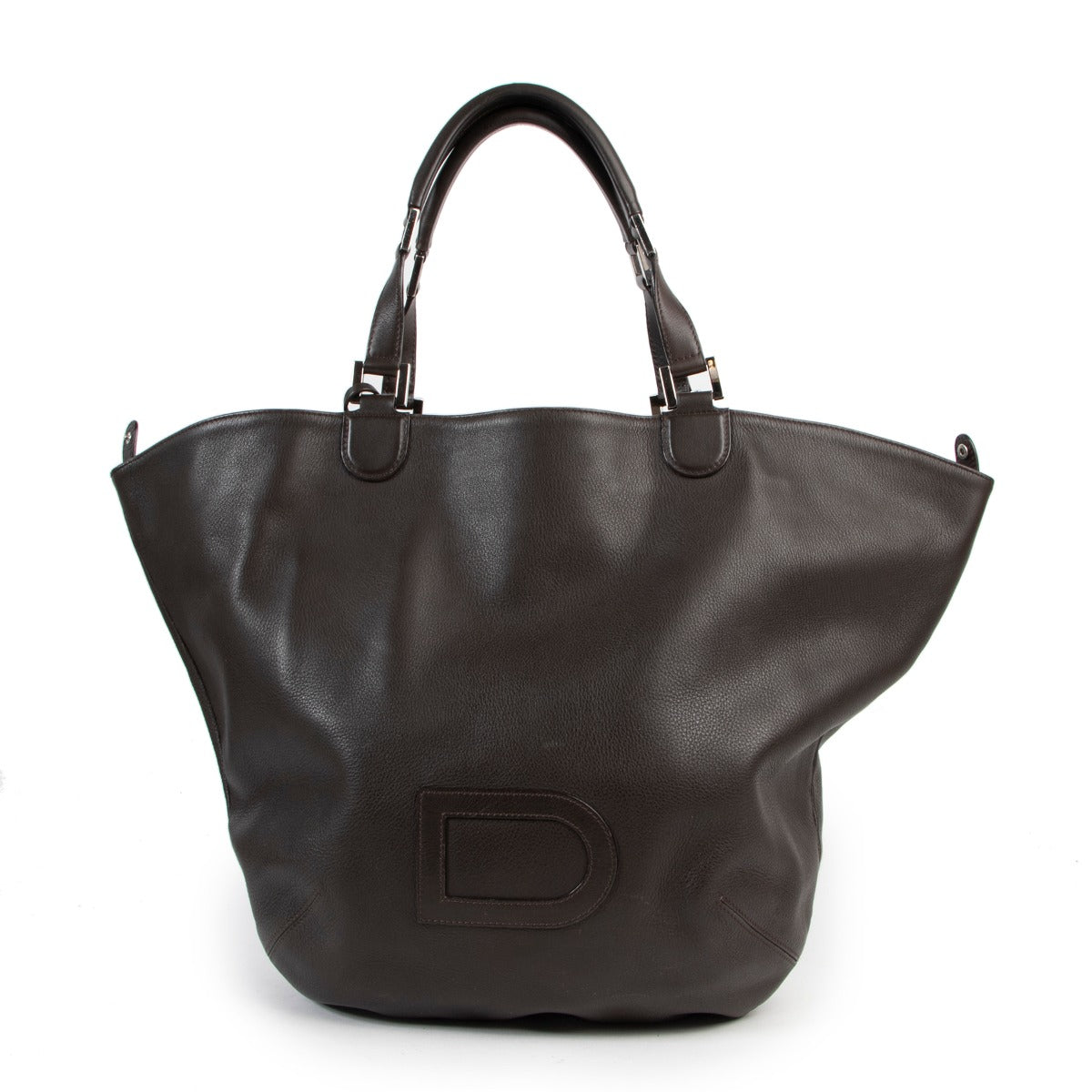 Delvaux Brown Le Louise Shoulder Bag