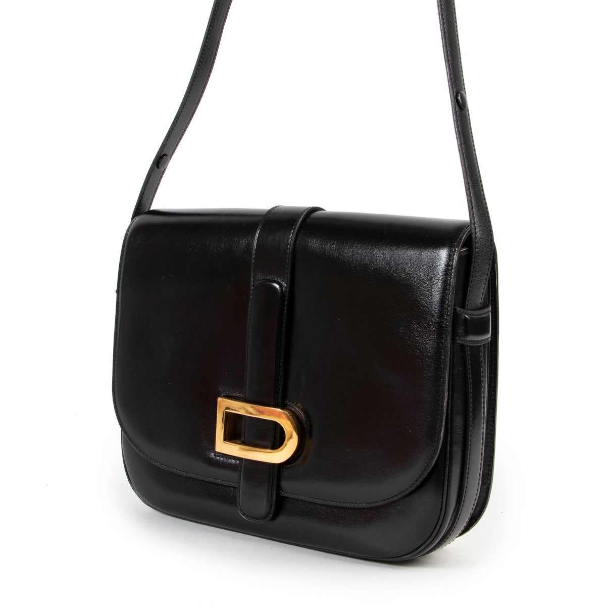 Buy online Delvaux Black Leather Crossbody Bag in a safe way. Shop Delvaux Black Leather Crossbody Bag online safely. Buy authentic Delvaux Black Leather Crossbody Bag in a safe way online.