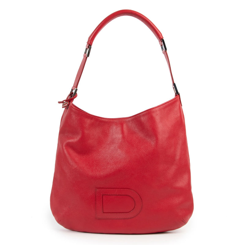shop safe online Delvaux Red Le Louise Shoulder Bag