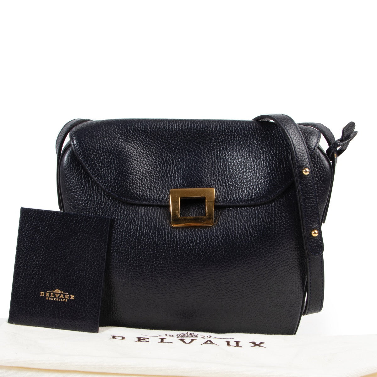 Sac bandoulière Delvaux bleu
