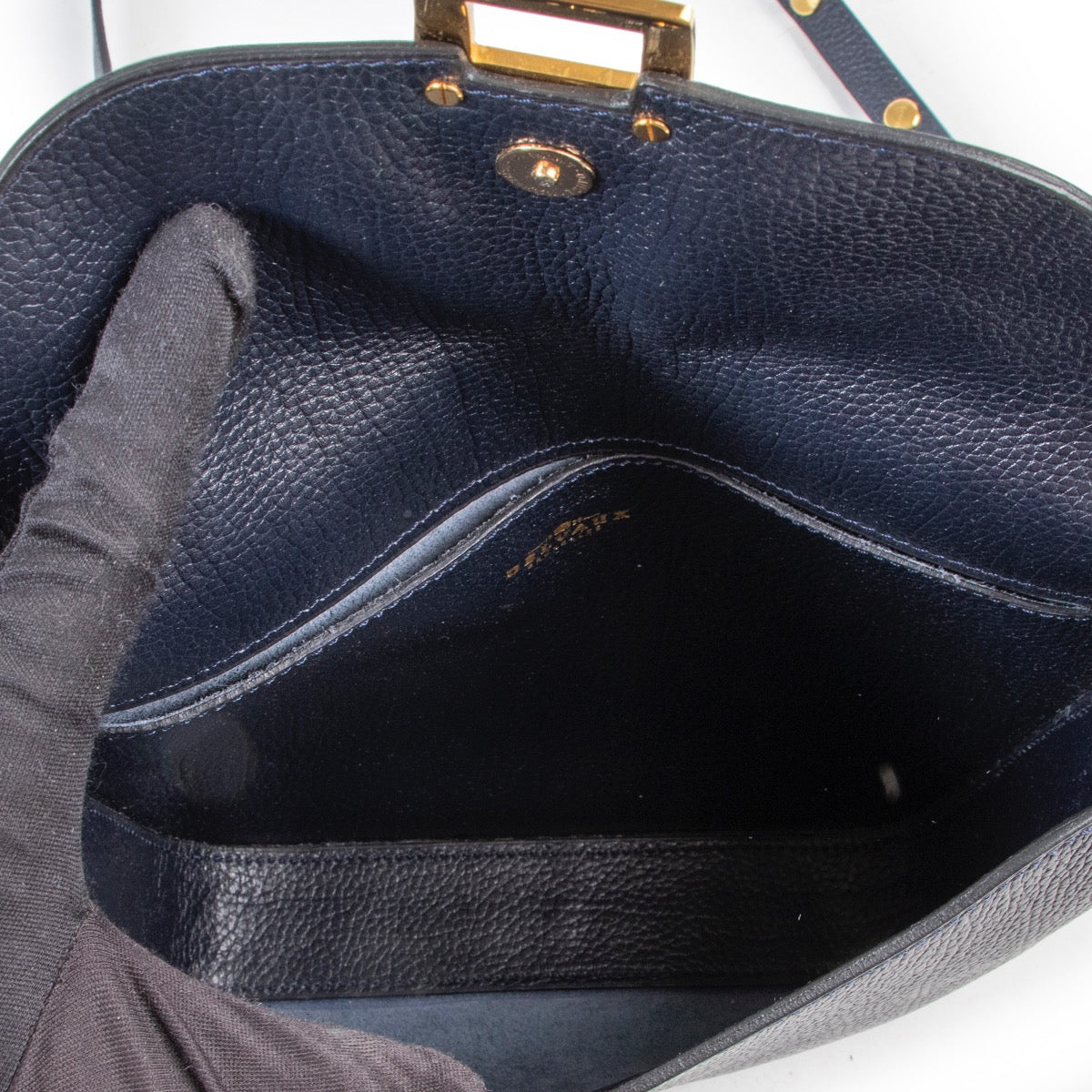 Sac bandoulière Delvaux bleu