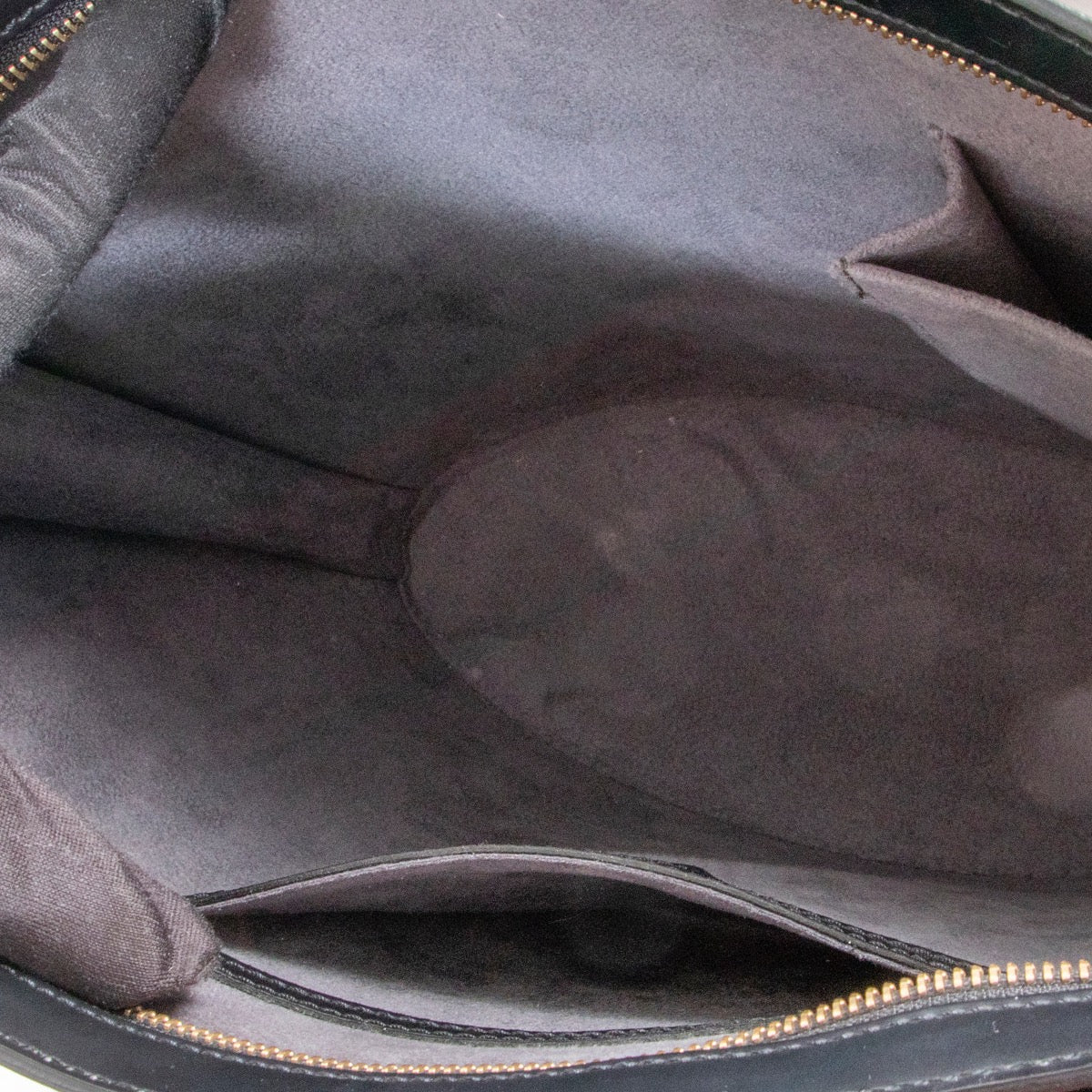 Buy and sell your secondhand designer items for a reasonable price, online or in store at Labellov. This Louis Vuitton Black Epi Saint Jacques is available for a fair price.