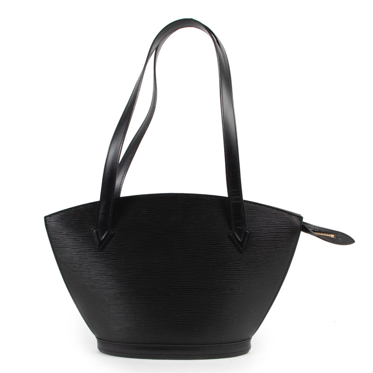 Buy and sell your secondhand designer items for a reasonable price, online or in store at Labellov. This Louis Vuitton Black Epi Saint Jacques is available for a fair price.