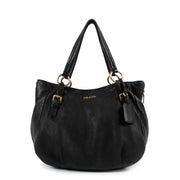 Prada Vitello Daino Black Nero Shoulder Bag