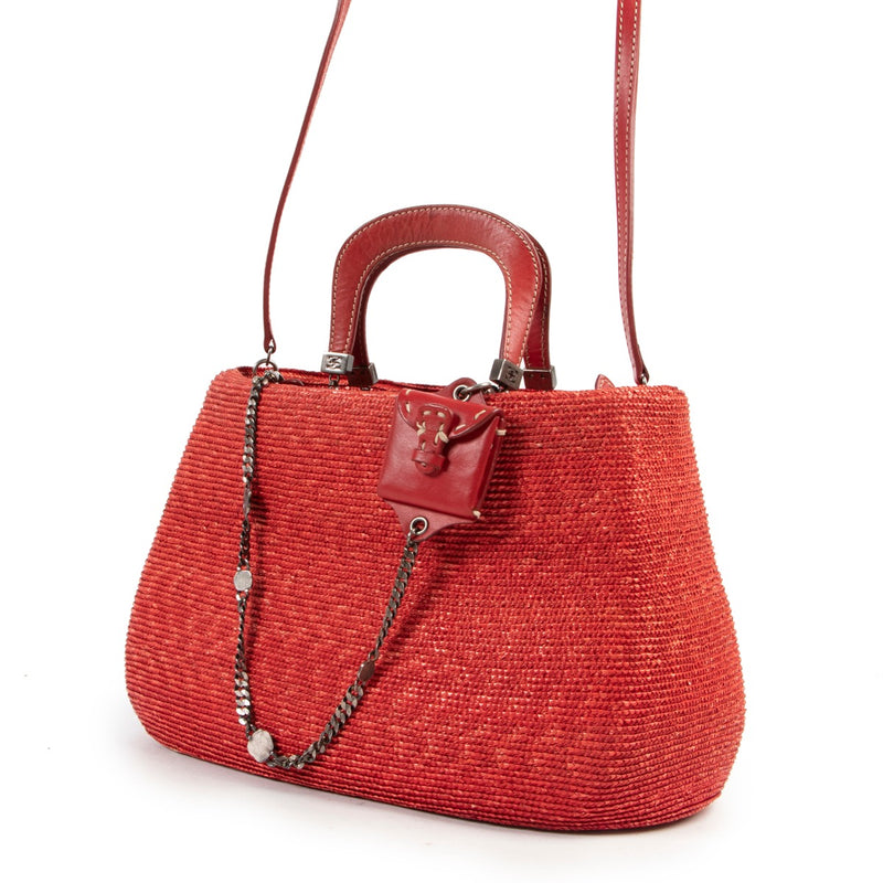 Safely purchase a used one Ermanno Scervino Red Top handle. Buy online in a reliable way a Ermanno Scervino Red Top handle. Buy in a safe site and easy way a Ermanno Scervino Red Top handle