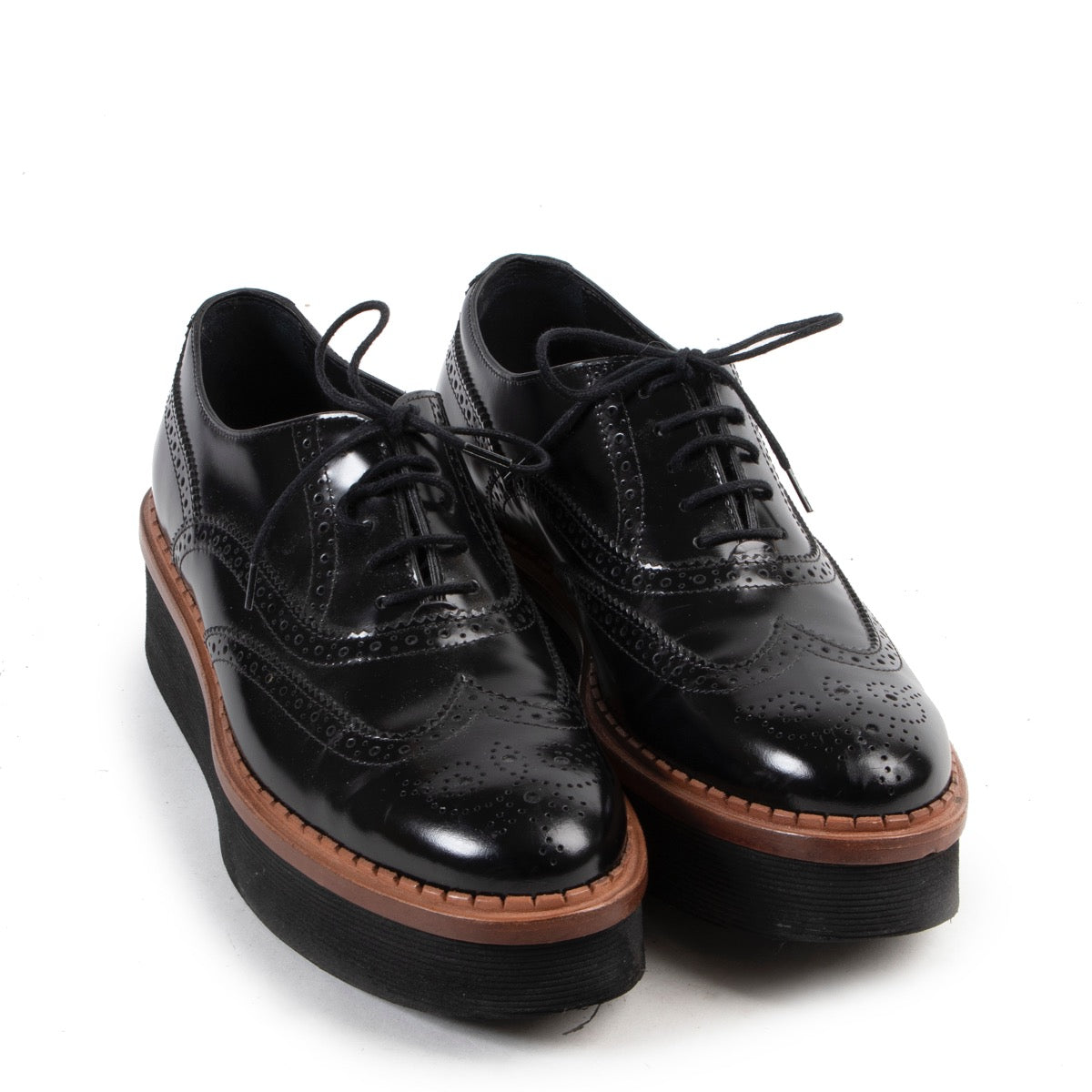 acheter en ligne seconde main Tods Black Leather Flats Size - 38/5