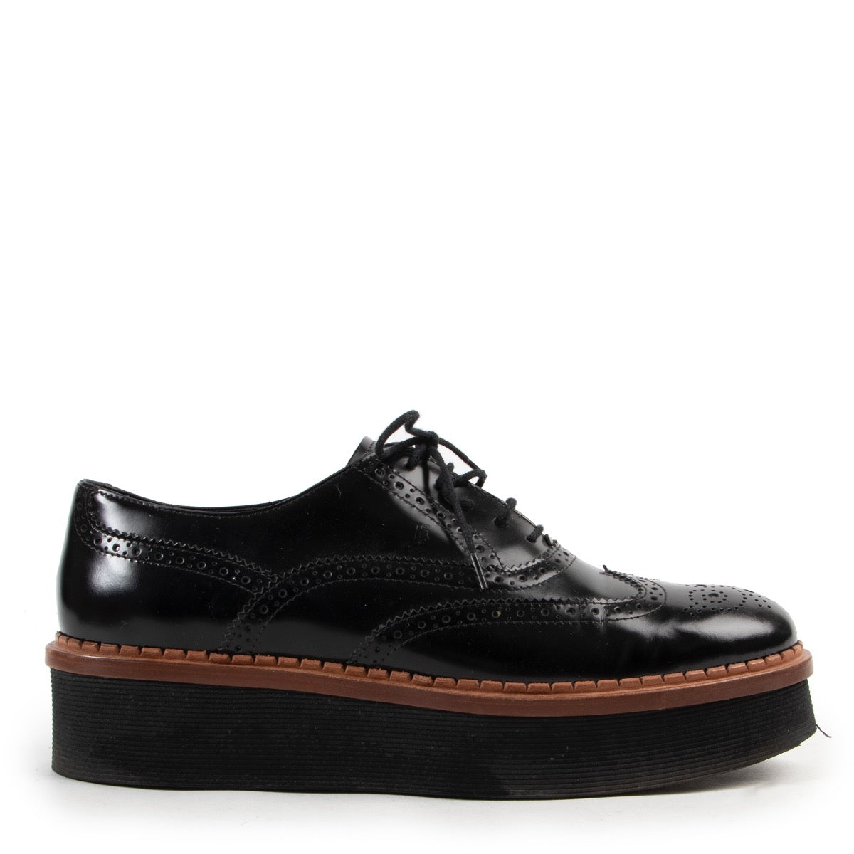shop safe online Tods Black Leather Flats Size - 38/5