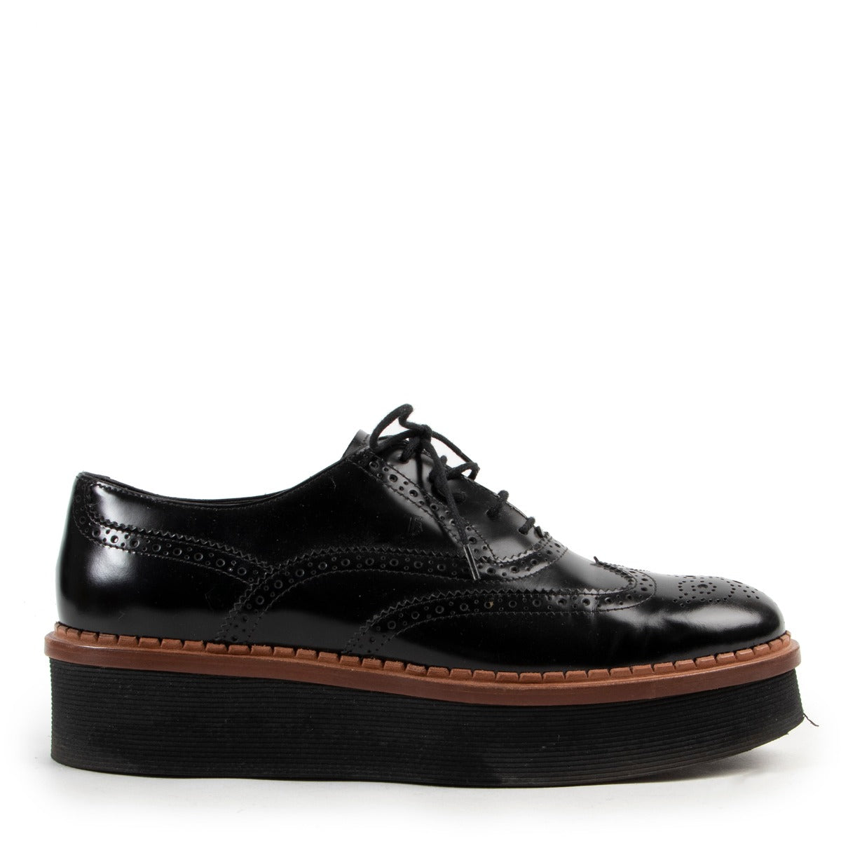Safely purchase a used one Tods Black Leather Flats Size - 38/5 Buy online in a reliable way a Tods Black Leather Flats Size - 38/5. Buy in a safe site and easy way a Tods Black Leather Flats Size - 38/5
