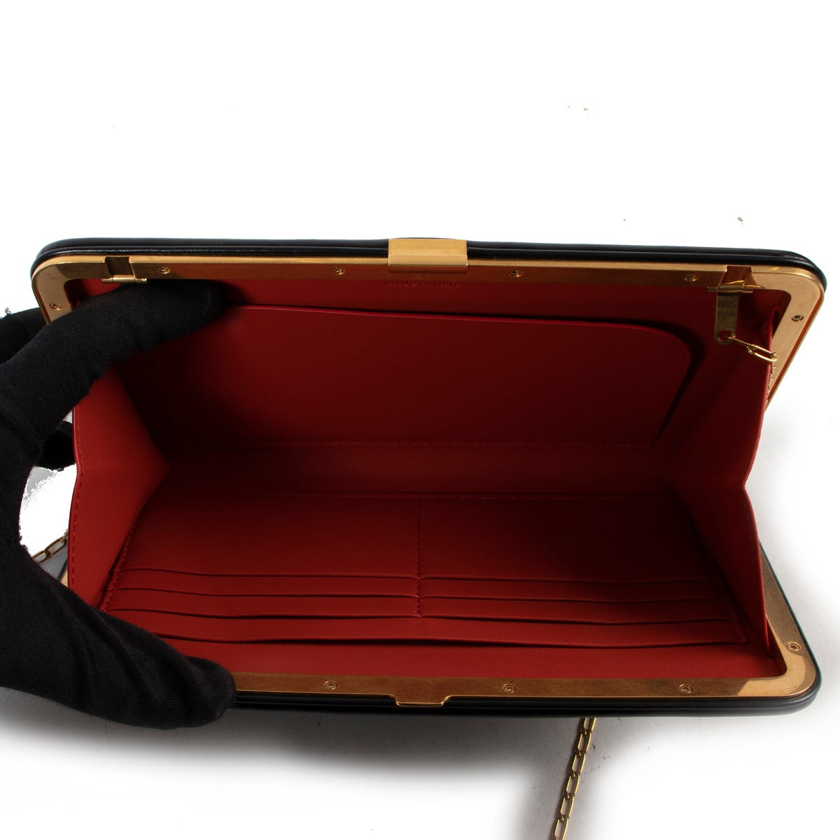 Céline Black Clutch