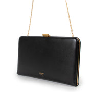 Céline Black Crossbody With Gold Chain