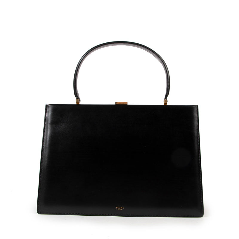 Céline Black Medium Clasp