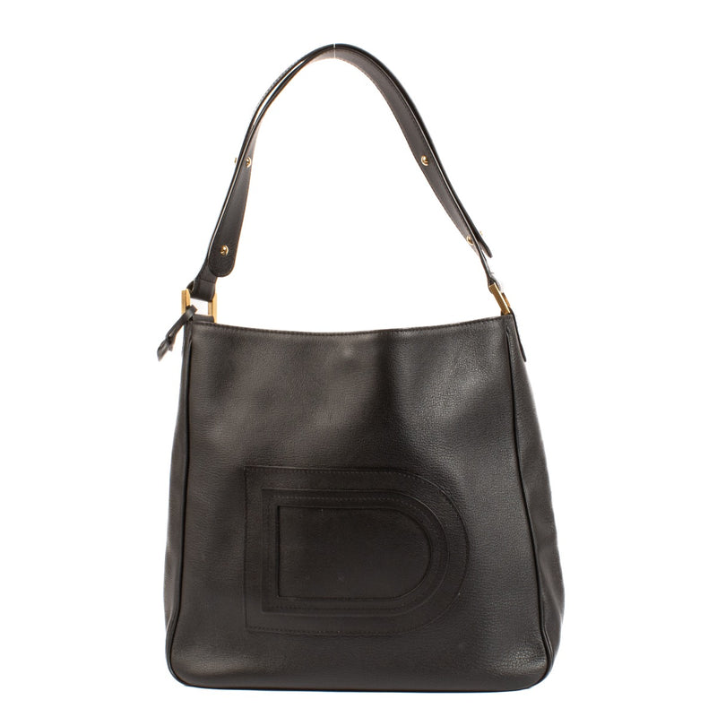 Delvaux Black Louise Hobo Shoulder Bag for the best price at Labellov secondhand luxury in Antwerp and Knokke. We buy and sell your preloved designer bags.