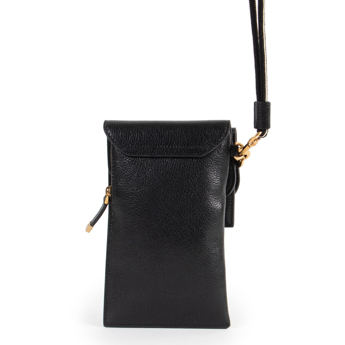 shop safe onine Dior Saddle Shiny Black Multifunction Pouch