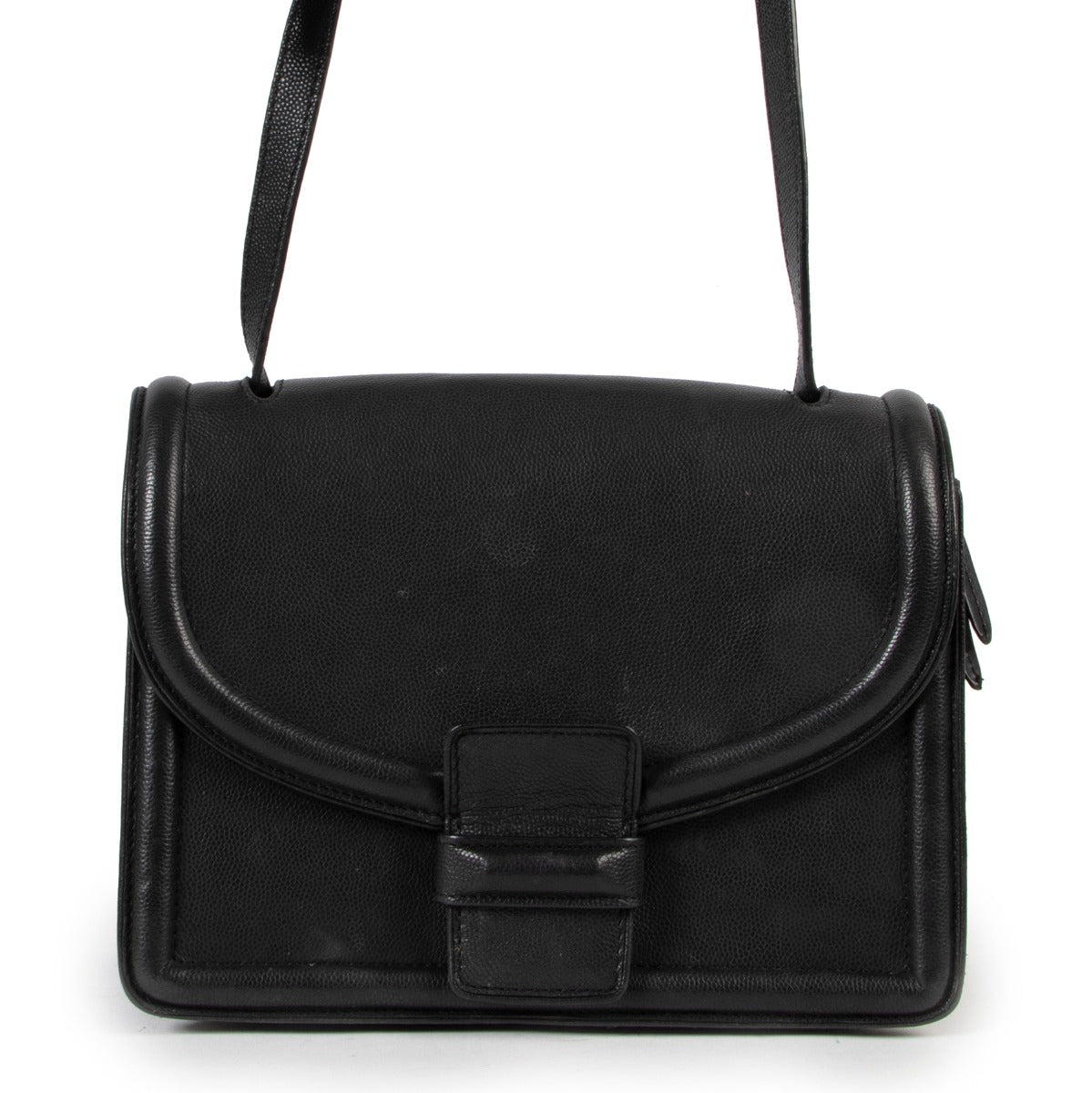 Dries Van Noten bag black leather designer