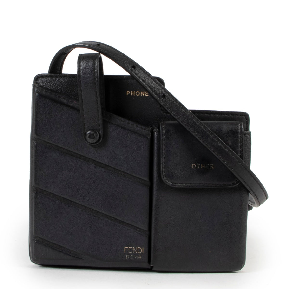 Black crossbody Fendi bag