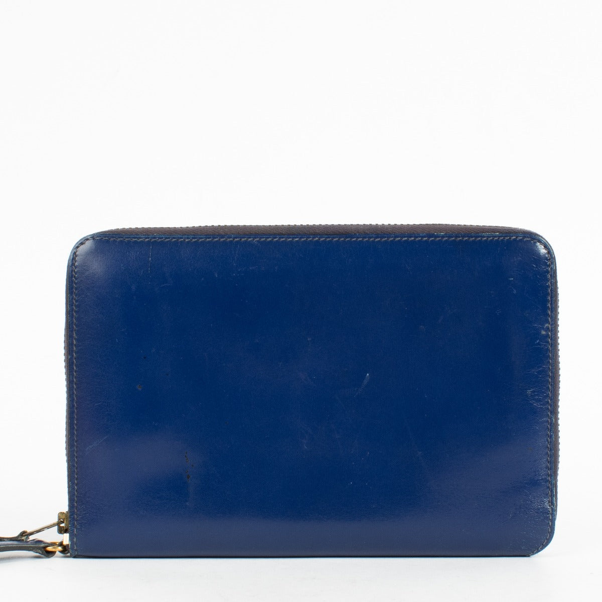 Hermès Vintage Blue Box Travel Wallet