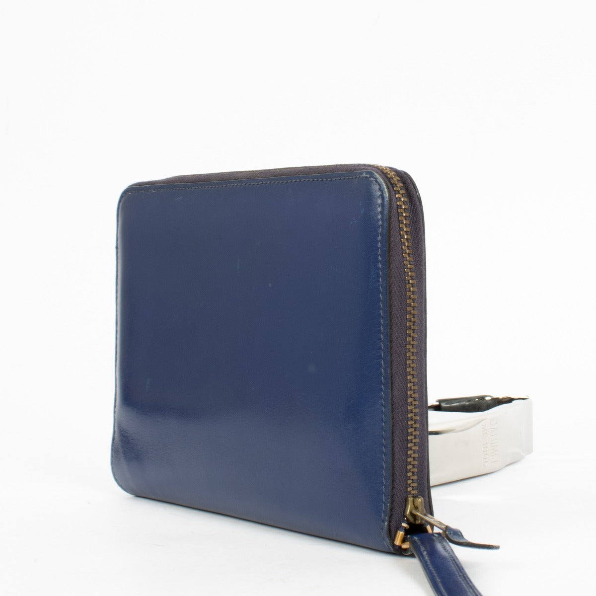 Hermès Vintage Blue Box Travel Wallet