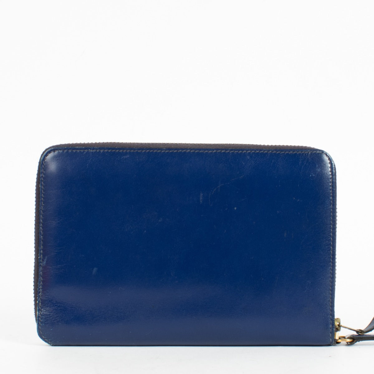 Hermès Vintage Blue Box Travel Wallet
