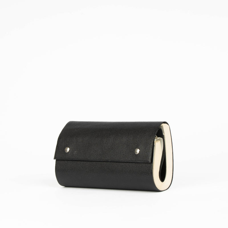 Shop this 100% authentic Hermès Black Chevre Mysore Cahier Roule Roll Notebook at Labellov.com