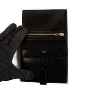 Buy authentic second hand Hermès Black Epsom Bearn Compact Wallet at Labellov.com